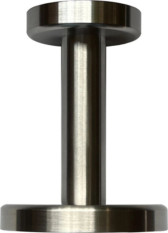 Tamponatore espresso "LM1 DUO" 41 e 58/58,5mm inox, precisionistampato in acciaio inossidabile, tamponatore professionale
