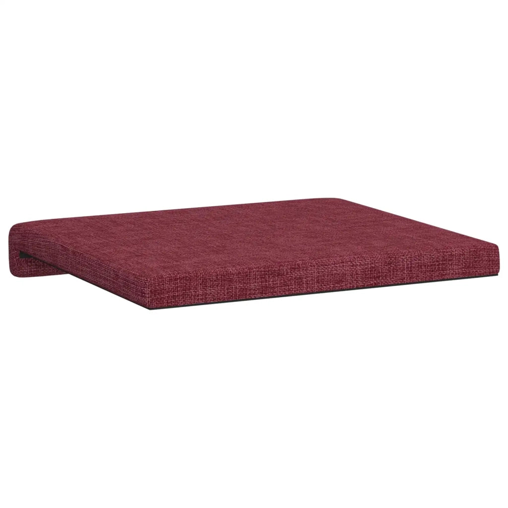Cuscino per panchina 4 pcs Tessuto Rosso Vino Profondità 35 cm 42043088