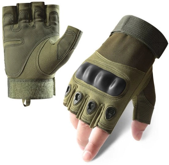 Maniche esterne tattiche per uomo e donna - Maniche senza dita - Maniche per bicicletta all'aperto - Adatte per sport all'aperto, motocicletta, bicicletta, allenamento, fucili di paintball, tiro, caccia, escursioni - Dimensione XL