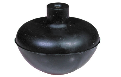 SFERA IN GOMMA CON NOTTOLINO IN OTTONE INCORPORATO- Diam. Est. mm. 64,5- G.M.P- pezzi 10
