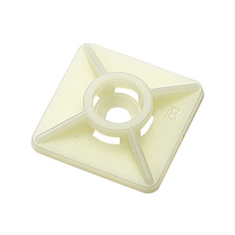 ELEMATIC BASETTA P/FASCETTA BIDIREZION 27X27 MM  100 PZ