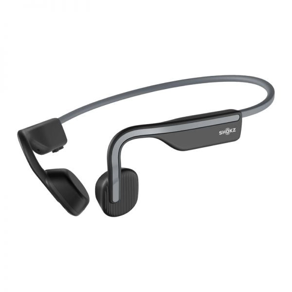 Shokzs Openmove Grey, Cuffie bluetooth a conduzione ossea progettate per uso quotidiano dagli sportivi