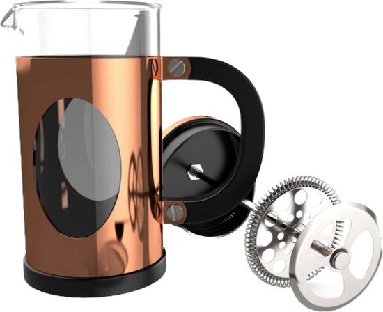 Caffettiera elettrica per caffè espresso con filtro, modello 1234, capacità 0,8 l, potenza 800 W, 2 porte per caffè, colore nero, materiale plastica e metallo.