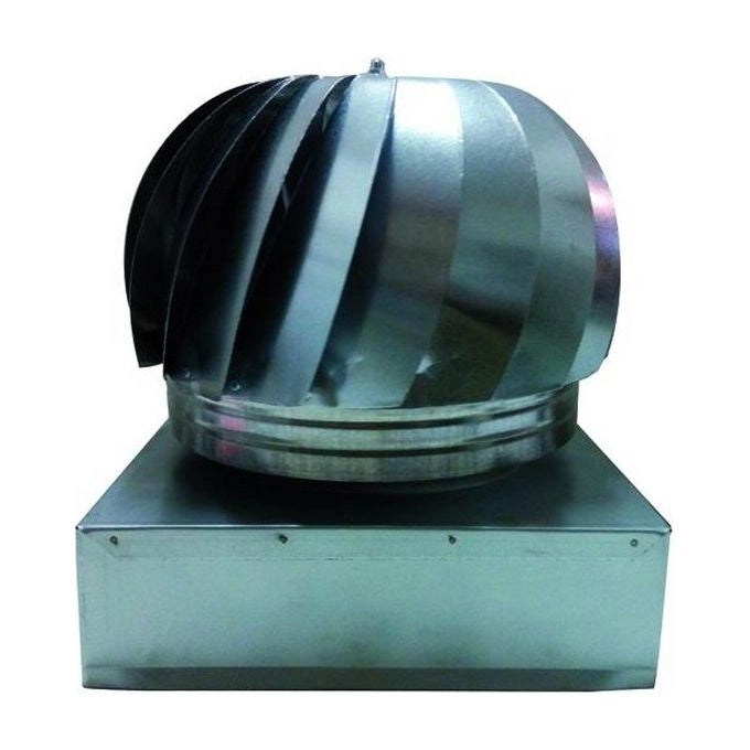 Tecnoforte Officine 9775374 Fumaioli Eolici Acciaio Inox Diametro 25 cm colore Acciaio