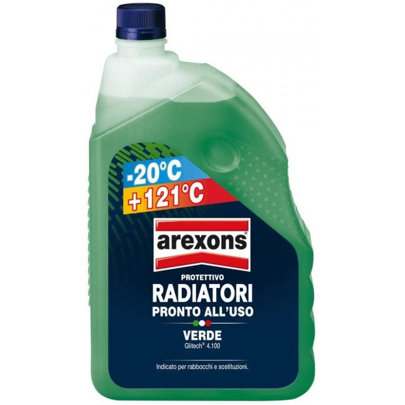 Arexons Liquido Antigelo Protettivo per Radiatori fino a -20C/+121C da 2 Litri