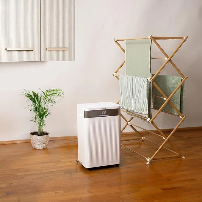 Innoliving Deumidificatore 40L, Modalità Asciugatura e Purificazione, Gas R290 Eco-Friendly, Timer 24h, Digitale, Capiente, Sbrina Autom, Serbatoio 5.5 Litri