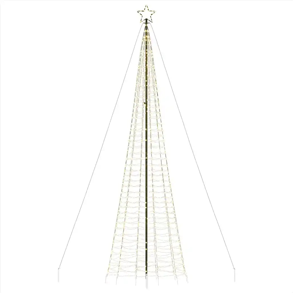Albero di Natale a LED con Punte 1534 LED Bianco Caldo 500 cm 4016404