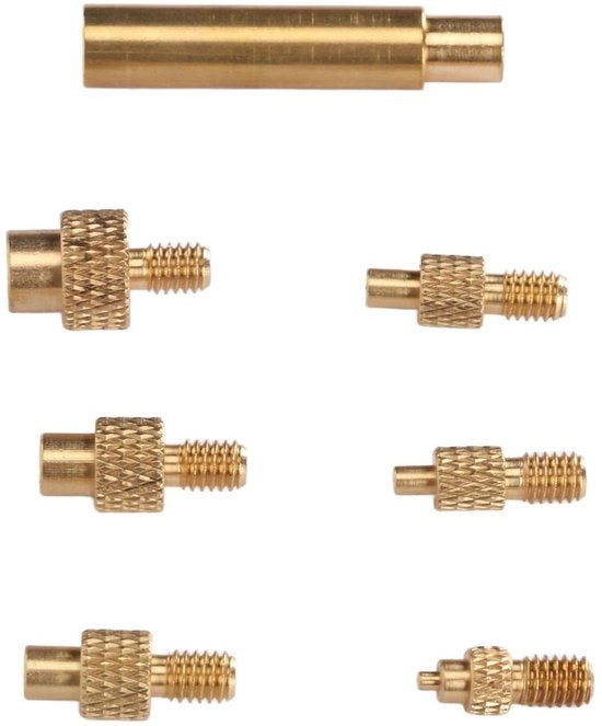 Soldeerbout per Insert - Set di punte per M2 M2.5 M3 M4 M5 M6 - 1/4 Pollici M8 936 - Faccia a Faccia in Ottone - Facile da utilizzare - Parti 3D stampate.