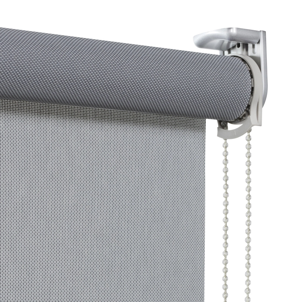 VIEWTEX Tenda a rullo Screen  10% Grado di apertura grigio perla 135 x 190 cm - Made in Europe - 5 anni di garanzia