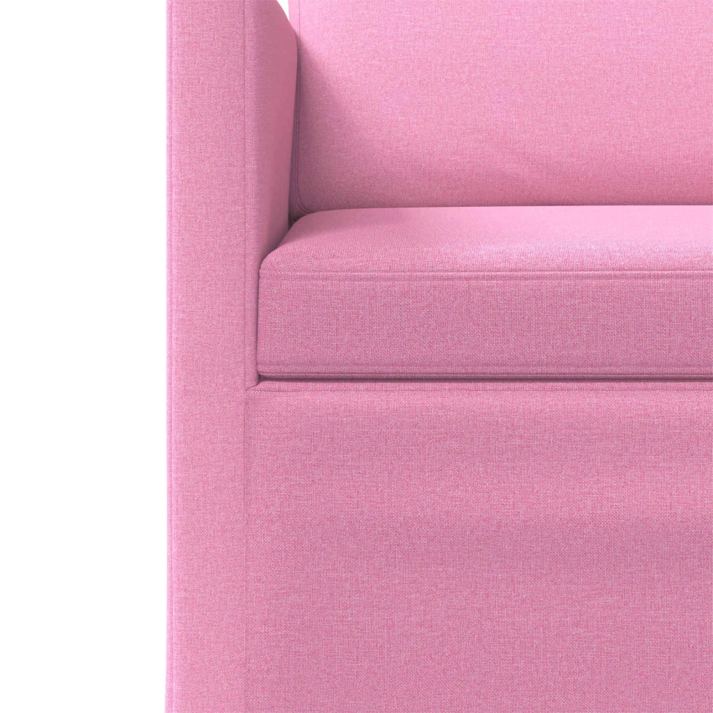 Divano a 3 posti Rosa 190 x 81 x 82 cm Tessuto 42041117
