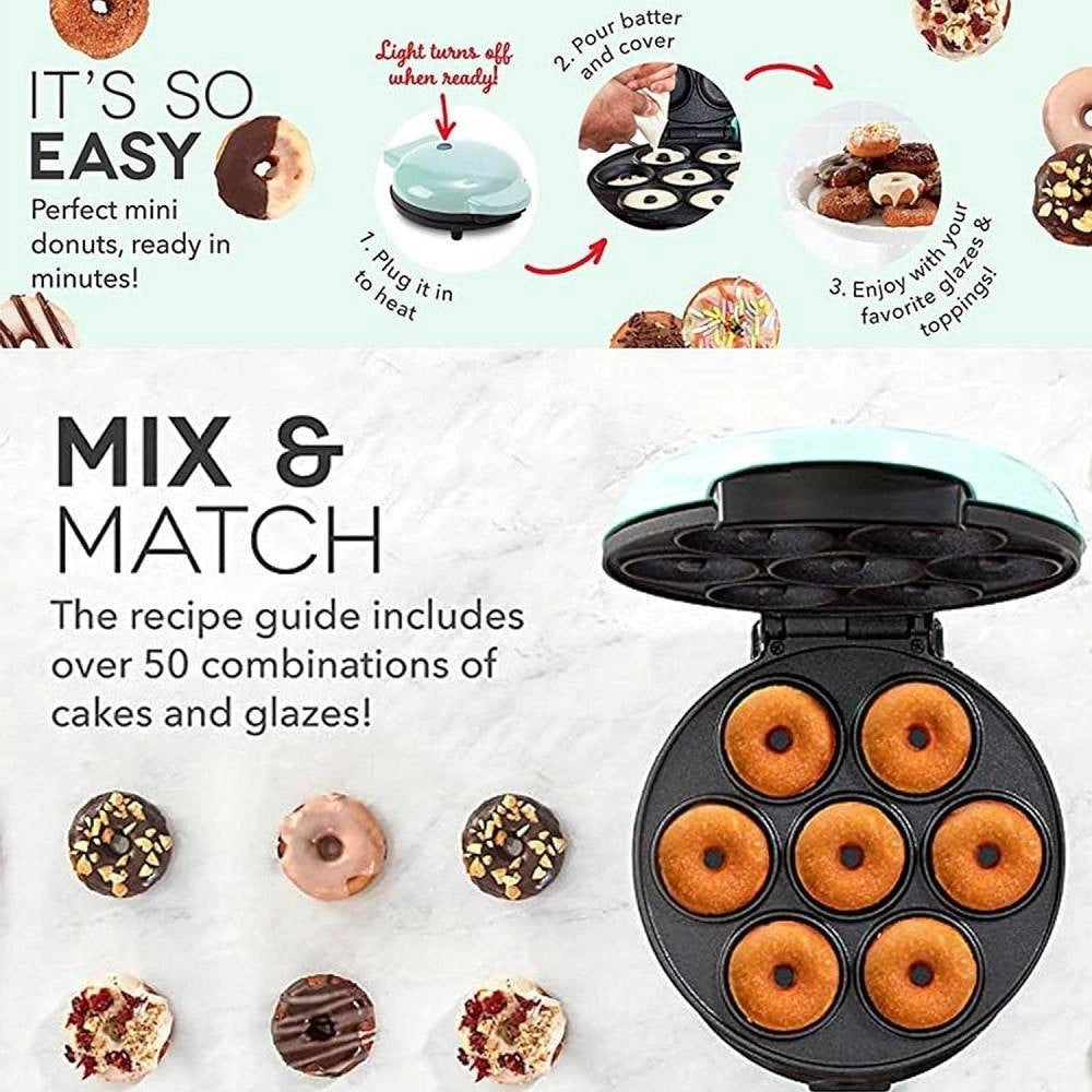Trade Shop - Macchina Elettrica Per Ciambelle Frittelle Double Face Riscaldante Antiaderente -