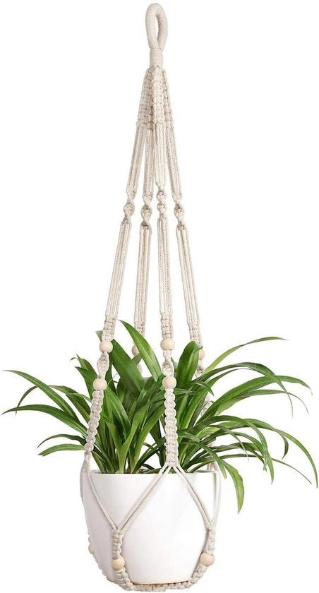 Cestini a Macramé per Piante Sospesi in Fibra di Cotone Decorazione Boho per Balcone e Giardino Decorazione per Casa Esterna e Interna con Corda da 89 cm 

Modello: Mkouo 
Codice Prodotto: 89 cm