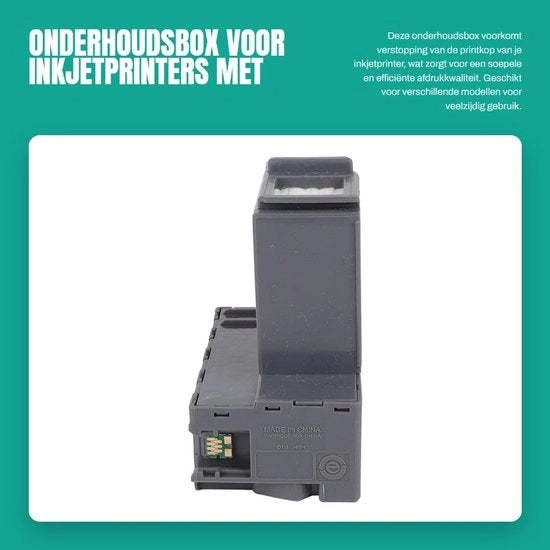 Box di manutenzione con materiale ABS - Prevenzione di ostruzione - Adatto per ET-3700/ET-3750/ET-4750/WF-2860/WF-2865/XP-5100 - Ecologico - Garantisce prestazioni di stampa fluide