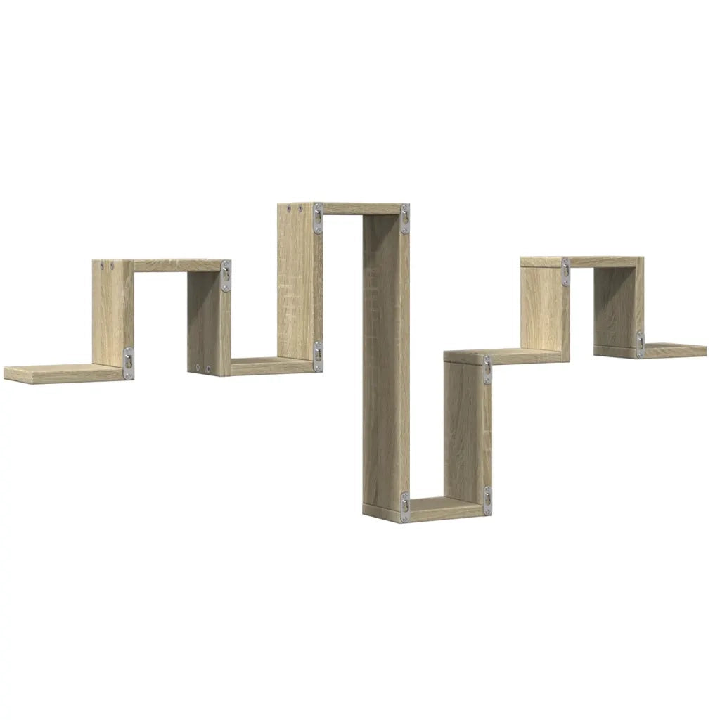 Scaffale a Parete Rovere Sonoma 104,5x10x43cm Legno Multistrato 840725