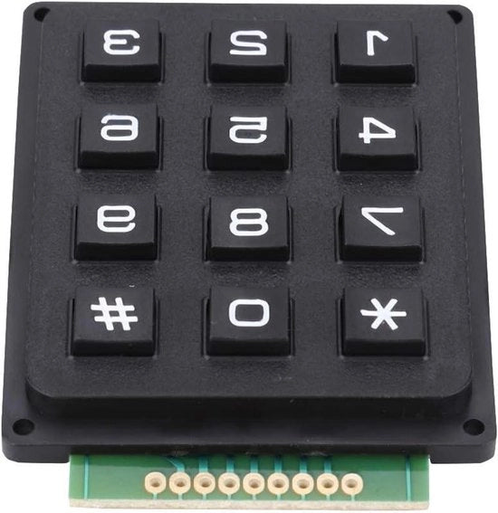 Tastiera Premium 3x4 MCU 12 Tasti Tastiera Esterna per Microcontrollore.