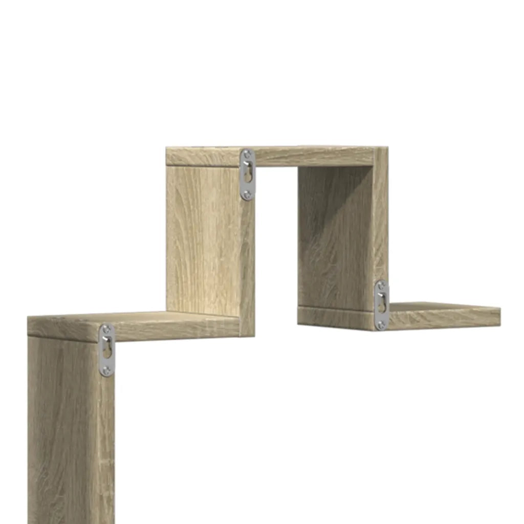 Scaffale a Parete Rovere Sonoma 104,5x10x43cm Legno Multistrato 840725