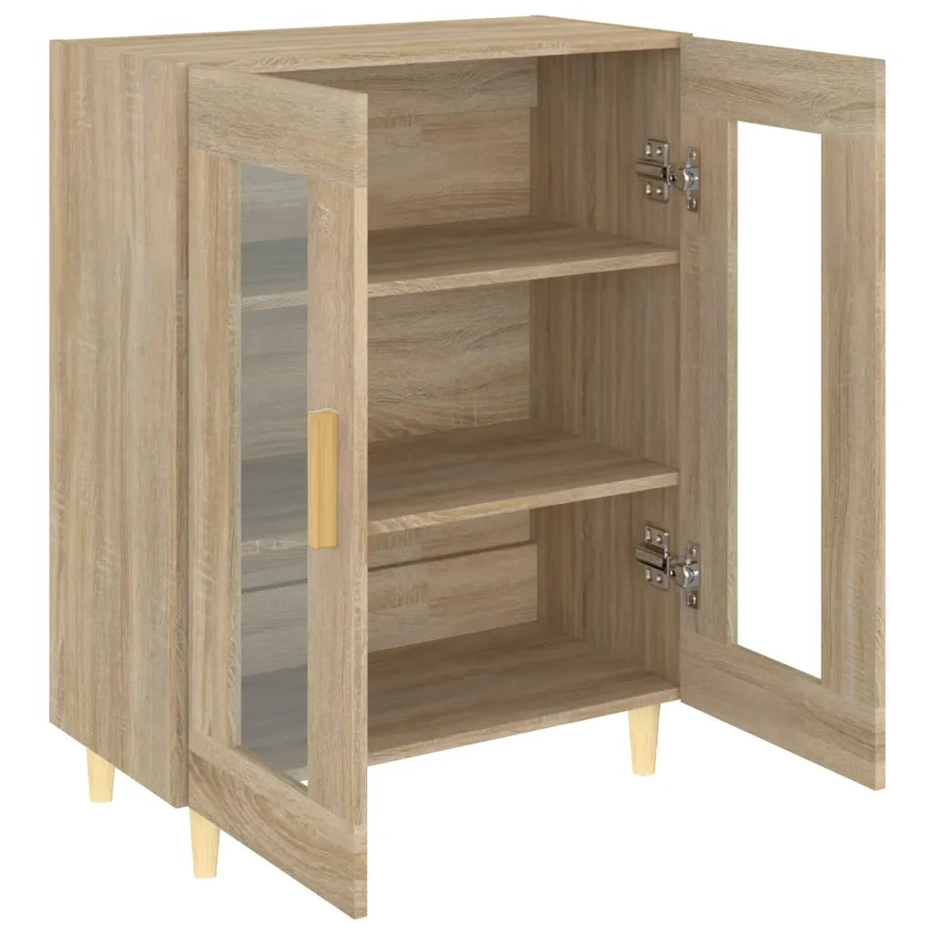 Credenza-Buffet-Armadio da cucina Rovere Sonoma 69,5x34x90 cm in Legno Multistrato 277019