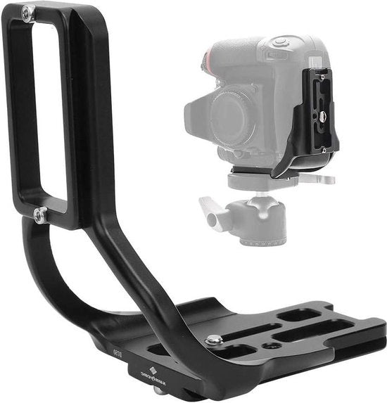 Supporto Verticale L-shape per Lavorazione Rapida con Grip a L con Maniglia per D750 - Placca di Connettore L-shape con Grip a L