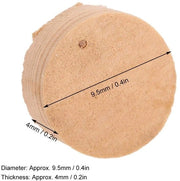 Pannelli di riparazione per tromba/trombone - 20 pezzi - Materiale di alta qualità - Diametro 9,5 mm - Duraturo - Facili da utilizzare - Piumini di riparazione