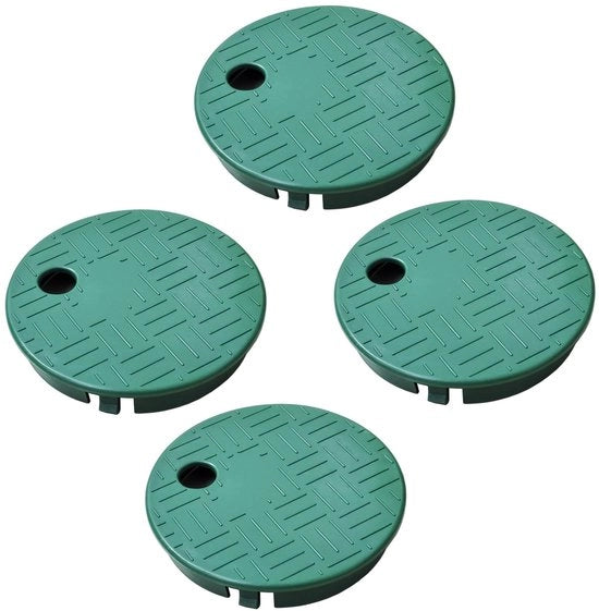 Box di ventilazione in plastica di alta qualità - coperchio di sostituzione - 4 pezzi - adatto per sistema di irrigazione - protezione contro danni - scatola di protezione