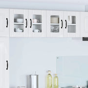 Mobile da cucina 2 pz-Set di 2 Armadio da cucina Bianco Lucido 60 x 31 x 40 cm 697171