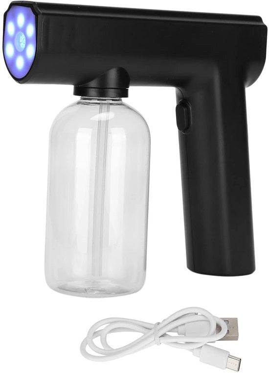 Spruzzatore a Nebbia Senza Fili - 300 ml - 1500 mAh Batteria - Pulizia Casa - Cura Capelli - Nebulizzazione Costante - Aspirapolvere a Nebbia