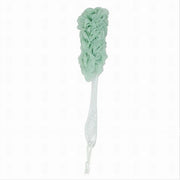 Trade Shop - Spazzola Lavaschiena Esfoliante Bagno Doccia Spugna Verde Manico Scrubber 79602 -