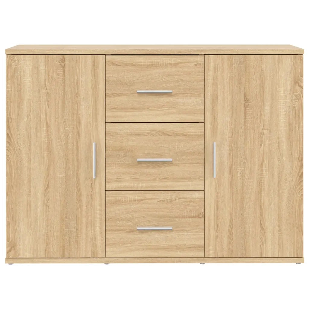 Credenza Rovere Sonoma 91x29,5x65 cm in Legno Multistrato 823345