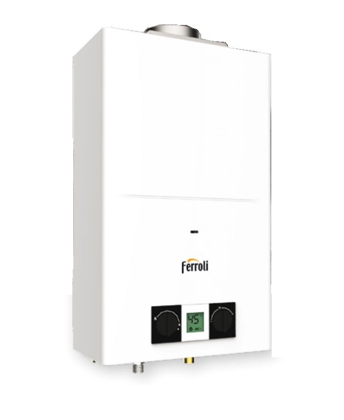 Scaldabagno a Gas Ferroli PEGASO ECO 14 camera aperta low NOx GPL