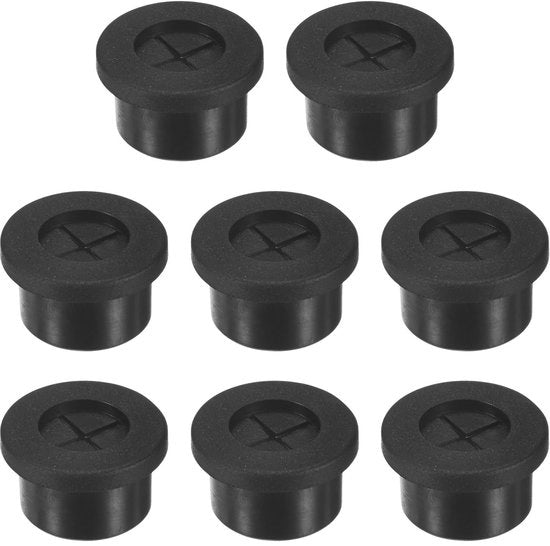 Set di 8 tubi di gomma per passaggio cavi - 16 mm tubo di passaggio cavi flessibile