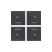 20841.3 Quattro Mezzi Tasti 1M Freccia Grigio Eikon
