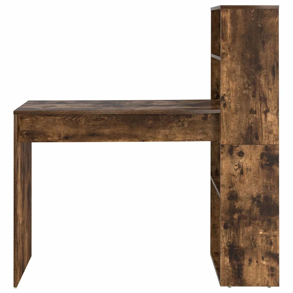 Scrivania | Tavolo da Ufficio Rovere fum¨¦ 113 x 54 x 120 cm Legno multistrato