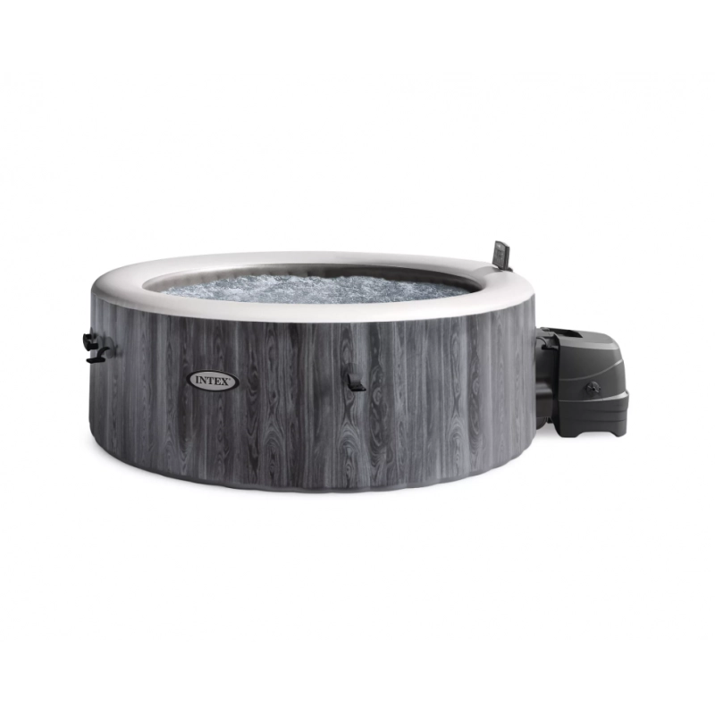 Spa gonfiabile idromassaggio 4 posti con WiFi, luce LED e poggiatesta, diametro 196 cm altezza 71 cm riscaldamento 40°C - Intex
