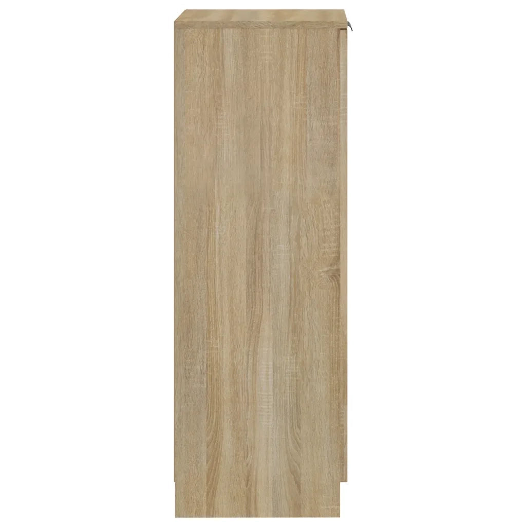 Scarpiera Rovere Sonoma 30x35x100 cm in Legno Multistrato 811433