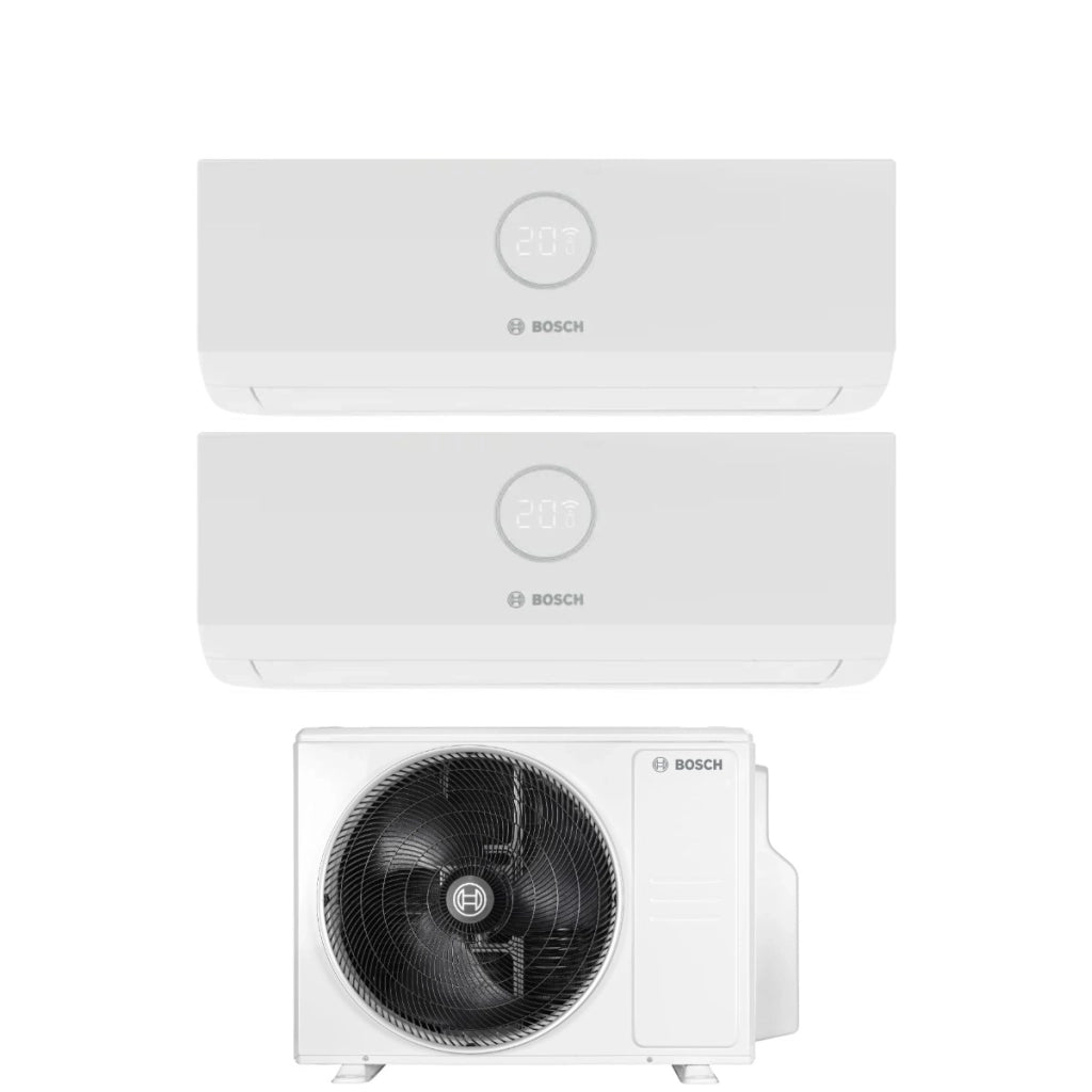 Condizionatore Dual Split Bosch Climate 3000i 12+12 con CL5000M 53/2 E R-32 Wi-Fi Optional