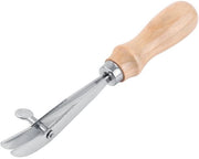 Verwijderaar di Giorno - Materiale di Alta Qualità in Acciaio - Manico di Legno - Gli Strumenti Artigianali - Strumento di Taglio - Lunghezza Totale 19 cm - Manicotto in Pelle