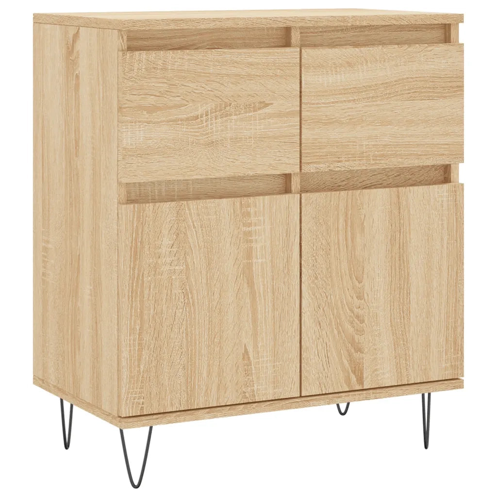Credenza-Buffet-Armadio da cucina Rovere Sonoma 60x35x70 cm in Legno Multistrato 701015