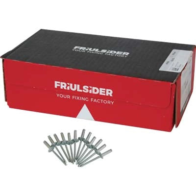 RIVETTO A STRAPPO ALLUMINIO TESTA LARGA FRIULSIDER - MM 4,8X12 TESTA MM 14 CF=PZ 500- 1 confezioni