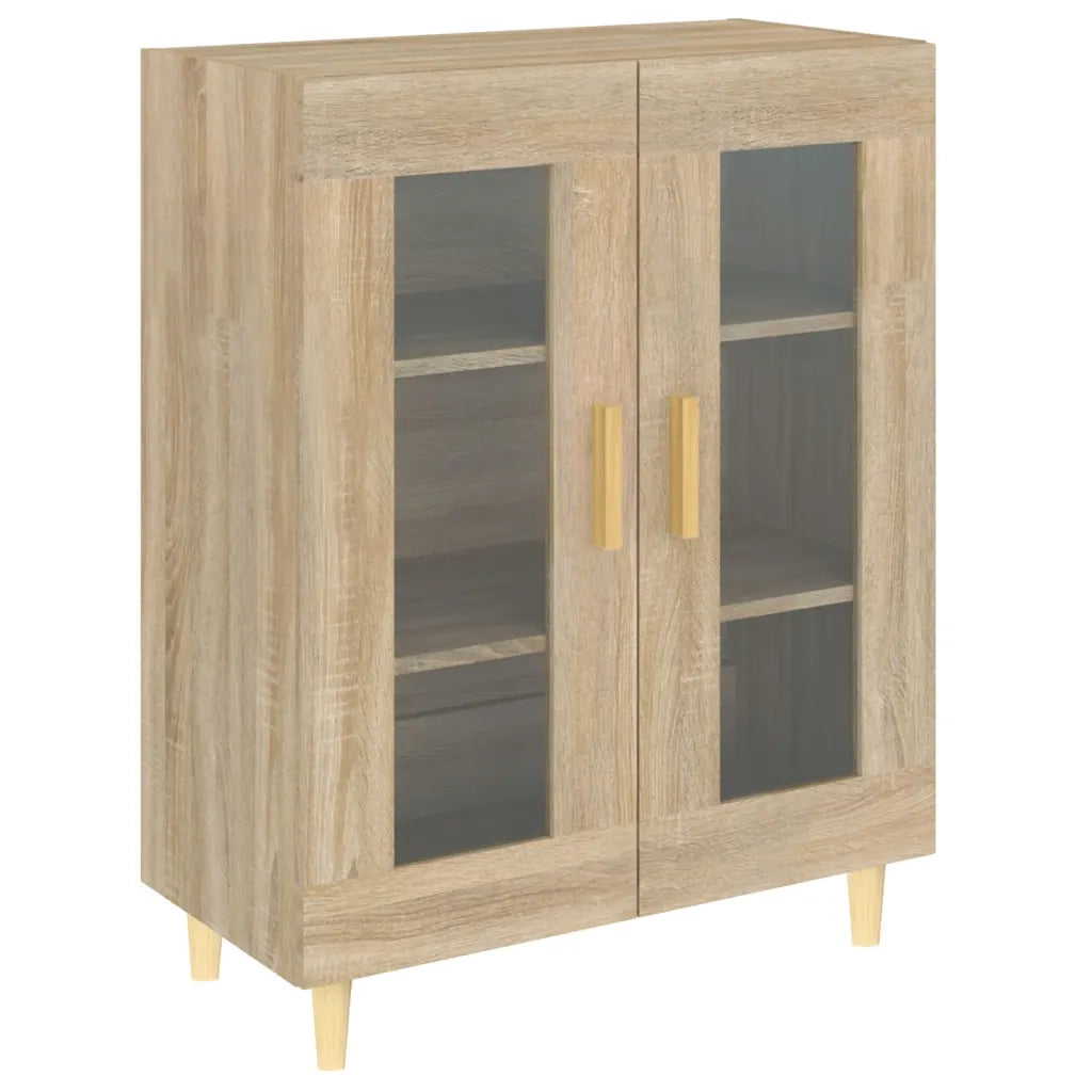 Credenza-Buffet-Armadio da cucina Rovere Sonoma 69,5x34x90 cm in Legno Multistrato 277019