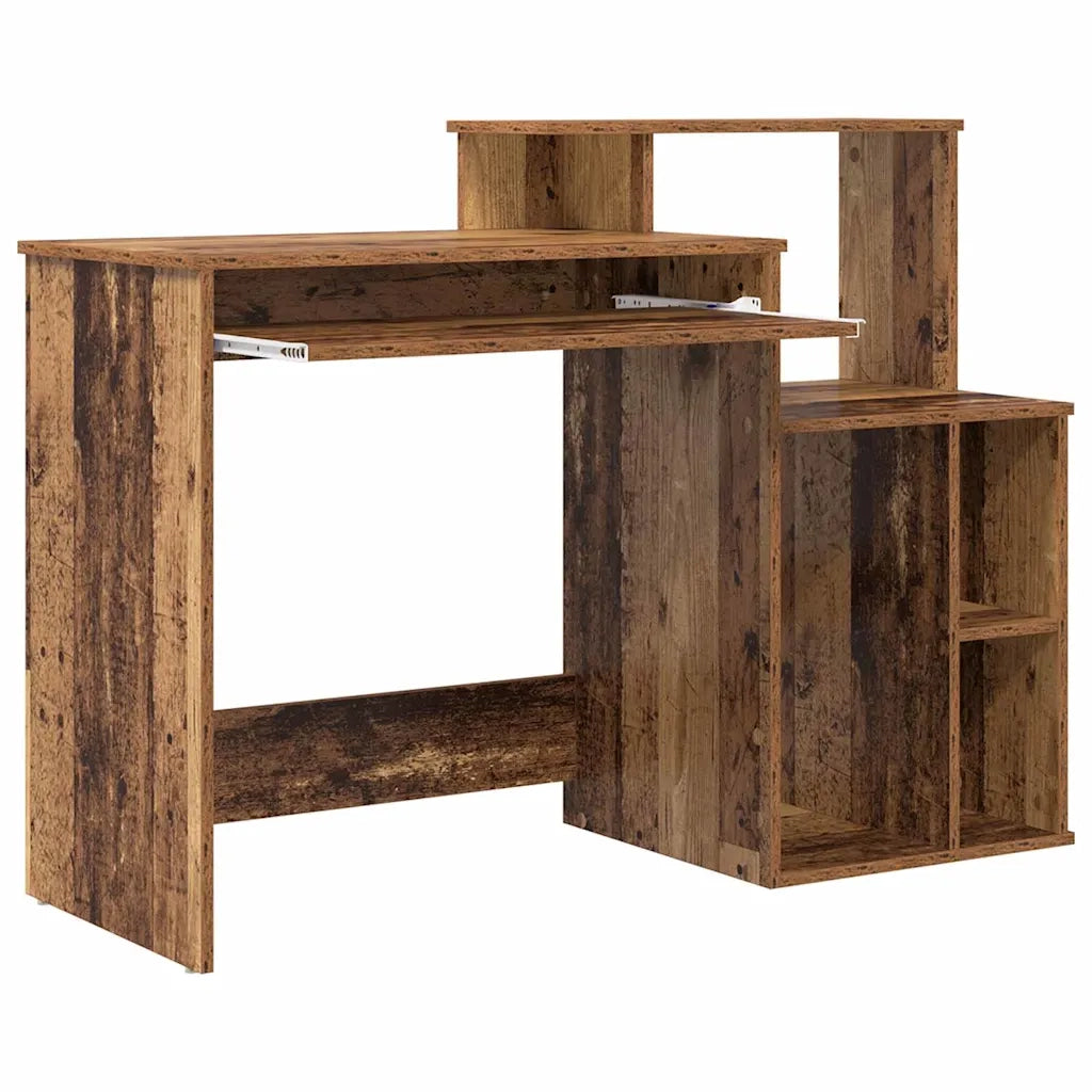 Scrivania | Tavolo da Ufficio Legno vecchio 120,5 x 44 x 88,5 cm Legno multistrato