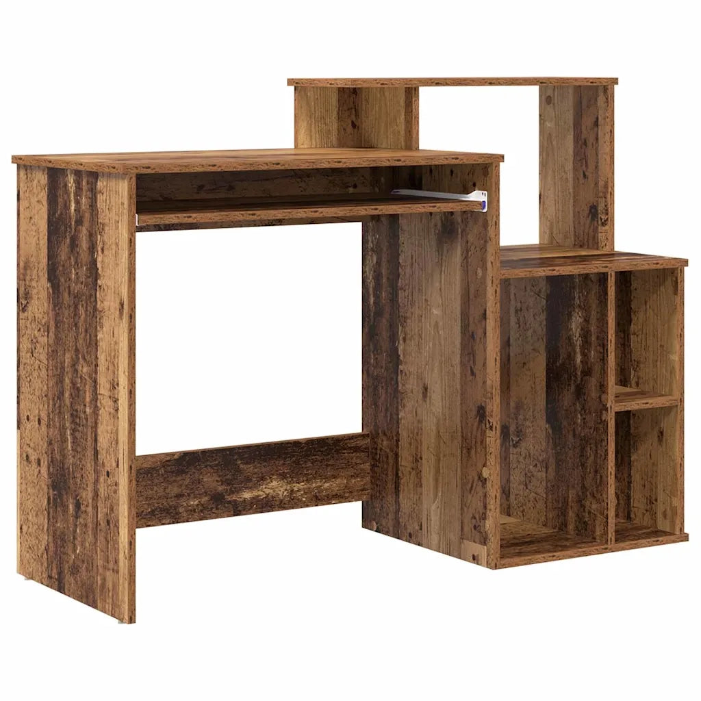 Scrivania | Tavolo da Ufficio Legno vecchio 120,5 x 44 x 88,5 cm Legno multistrato