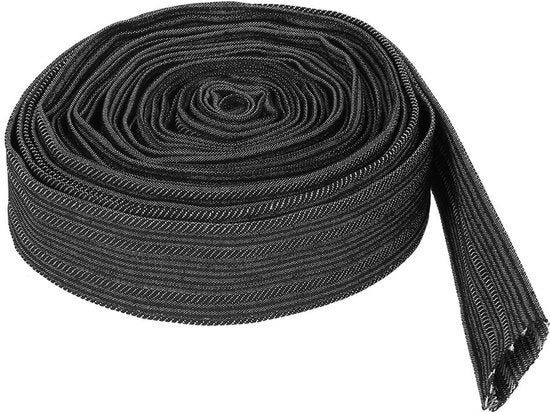 Copertura per cavi 7,5 m - Guaina in nylon - Resistente - Resistente al calore - Flessibile - Protezione per cavi - Protezione per cavi