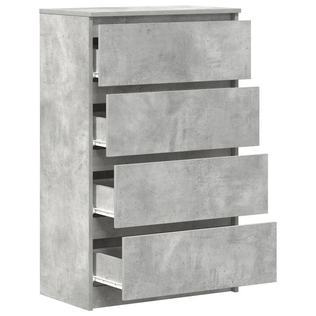 Credenza Grigio Cemento 60x35x98,5 cm in Legno Multistrato 800535