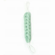 Trade Shop - Lavaschiena Spugna A Rete Esfoliante Bagno Doccia A Treccia Scrubber 79590 Verde -