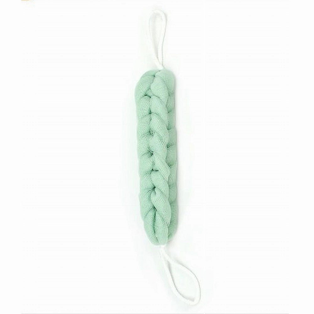 Trade Shop - Lavaschiena Spugna A Rete Esfoliante Bagno Doccia A Treccia Scrubber 79590 Verde -
