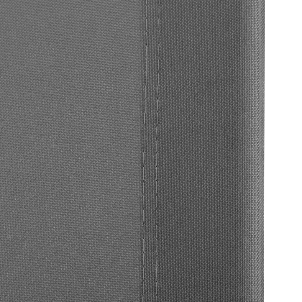 Sdraio Pieghevole da Giardino ¨C Xylo ¨C Acciaio e Tessuto Oxford Grigio 188x56x28cm