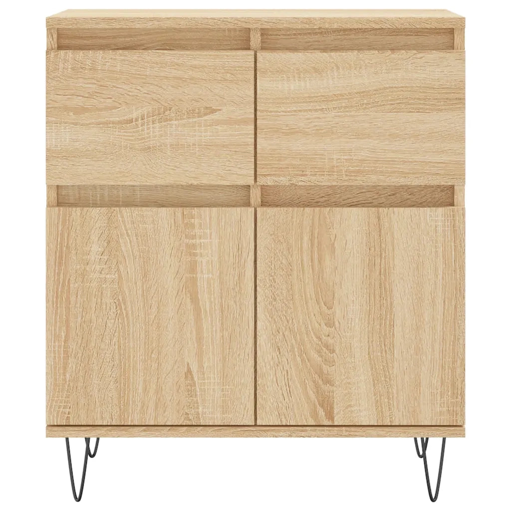 Credenza-Buffet-Armadio da cucina Rovere Sonoma 60x35x70 cm in Legno Multistrato 701015