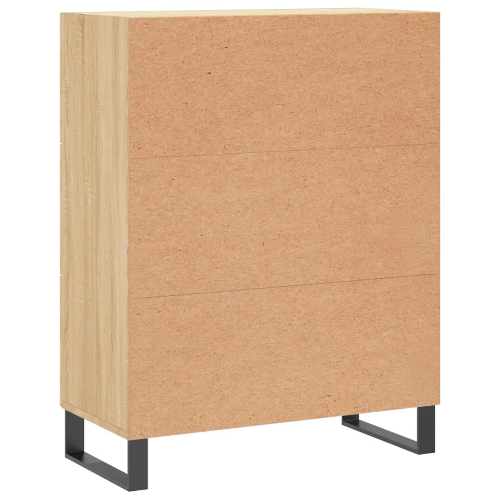 Credenza-Buffet-Armadio da cucina Rovere Sonoma 69,5x34x90 cm in Legno Multistrato 972507
