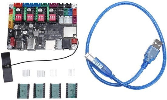 Pannello di controllo per 4 assi - Kit di controllo per la gravure - Motor passo A4988 - Controller CNC - 10A 12V-24V - Velocità massima di gravure 30.000 mm/min