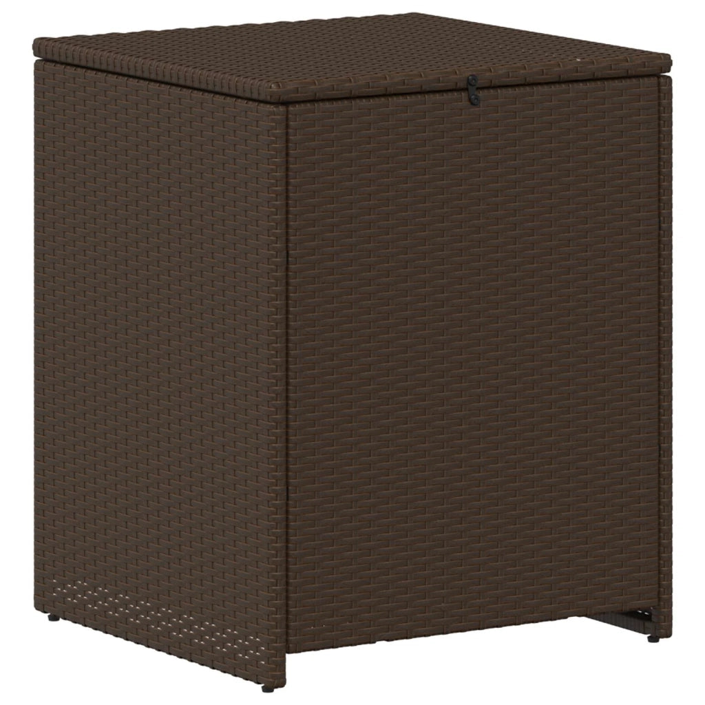 Set di divani 7 pz Marrone e Rosso Rattan sintetico e Acciaio 3448761